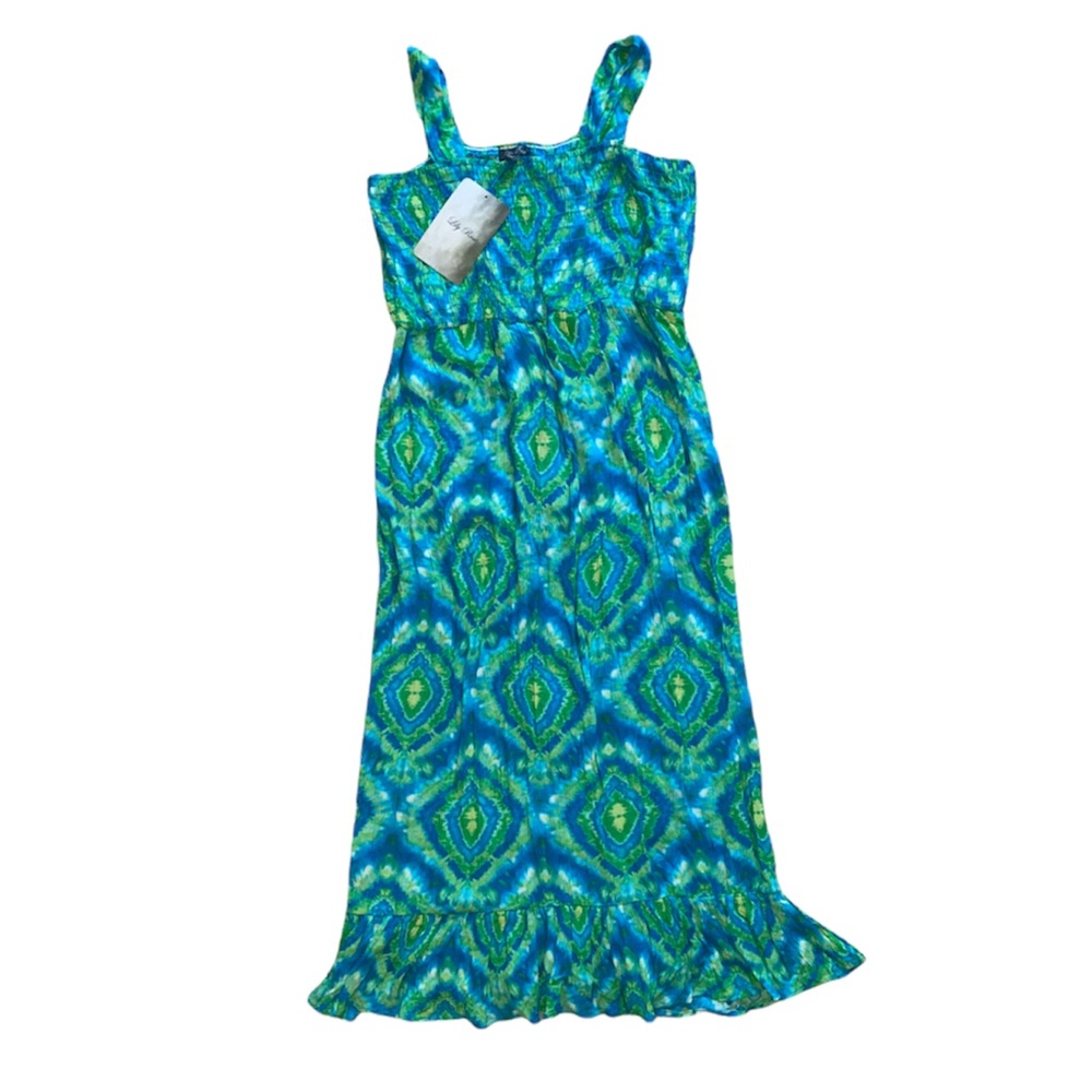 Green summer dress